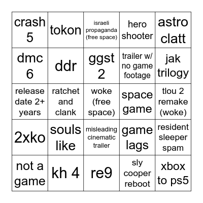 State of... Gay? Bingo Card