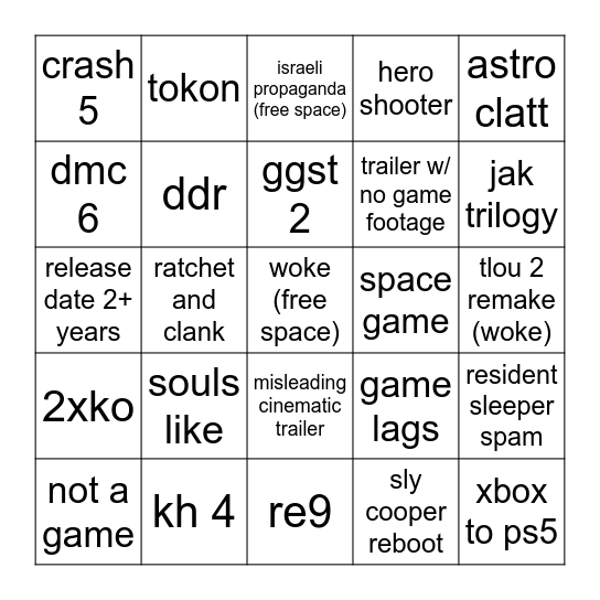 State of... Gay? Bingo Card