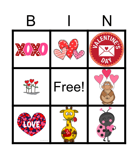 ❤️ VALENTINE'S DAY BINGO ❤️ Bingo Card