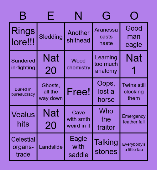 ゴブリンかぁ Bingo Card
