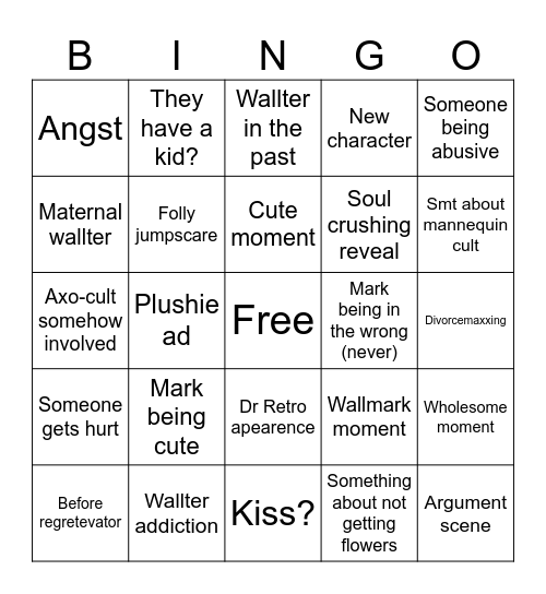Sticks and stones bingo Card