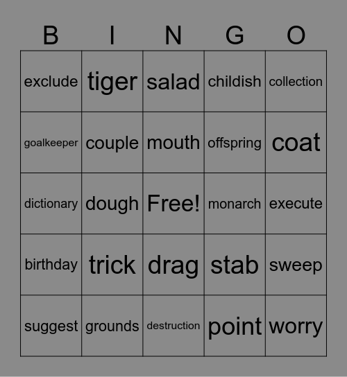 infinite craft Bingo Card
