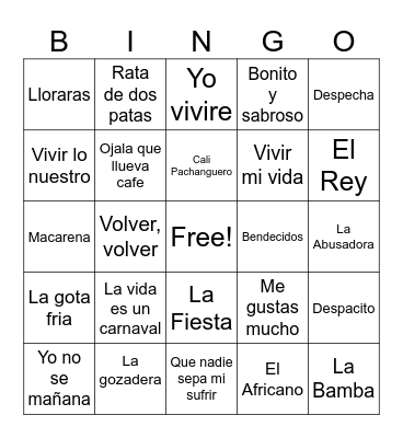 VALENTINE'S- HUMANA BINGO Card