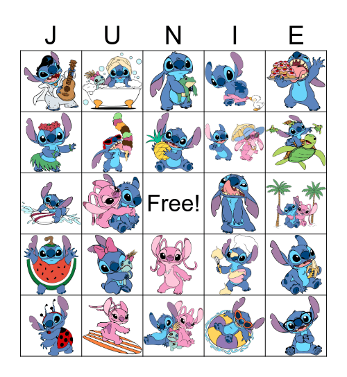 Happy Birthday, June! Bingo Card