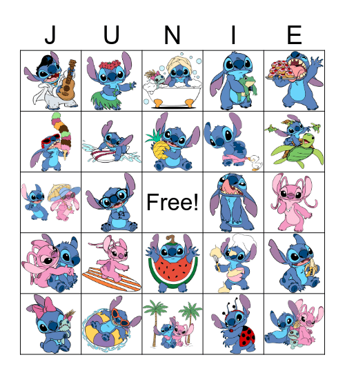 Happy Birthday, June! Bingo Card
