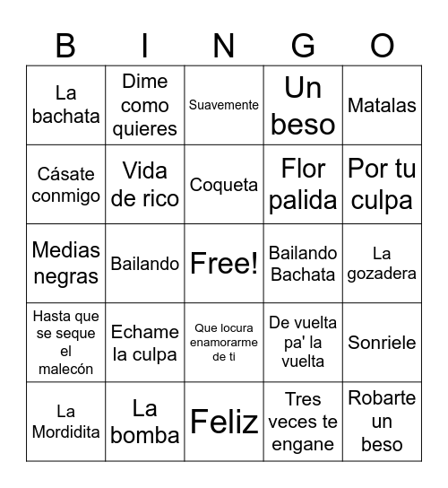 VALENTINE'S - HUMANA BINGO Card