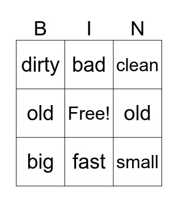 quite really very Bingo Card