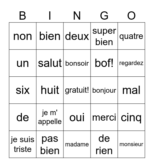 Michael Crumpler Bingo Card