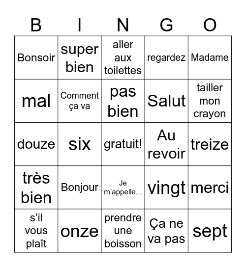 Adriana Perez Bingo Card
