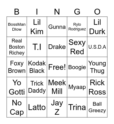 Valentines in the Trap Bingo Card