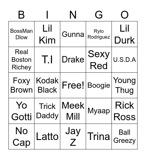 Valentines in the Trap Bingo Card