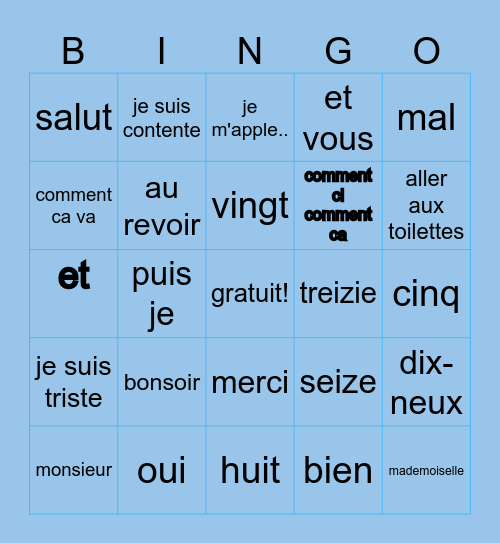 Elian belliard Bingo Card