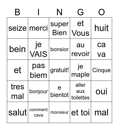 Odefo Appiah Bingo Card