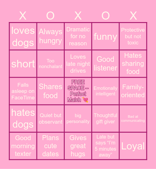 Pick your Potion Bingo Card