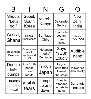 January 2026 DTOs Bingo Card