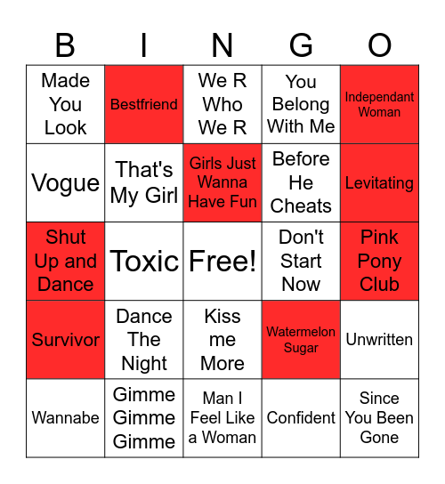 Galentines - Round 3 Bingo Card