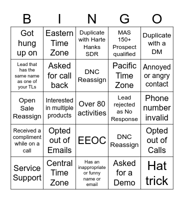 Valentine's S&M Bingo Card