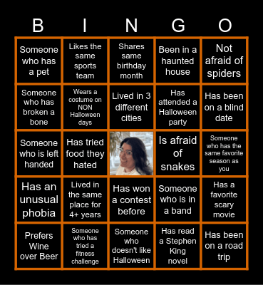 SABRINA'S SPOOKY SÉANCE Bingo Card