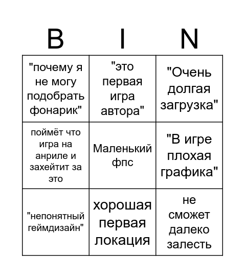 Xk Wallkeeper Bingo Card