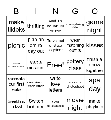 2026 Bingo Card