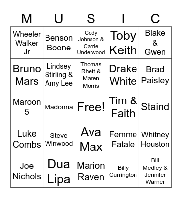 Music_02142026_Valentine's Bingo Card