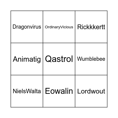 Zie jij alle referenties? Bingo Card