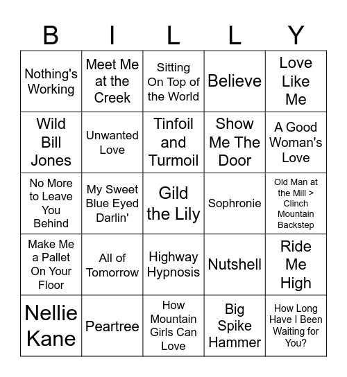 2/14/26 Bingo Card