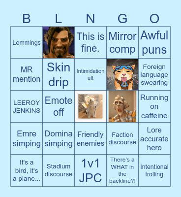 BLUNQUEST BLINGO TIME Bingo Card
