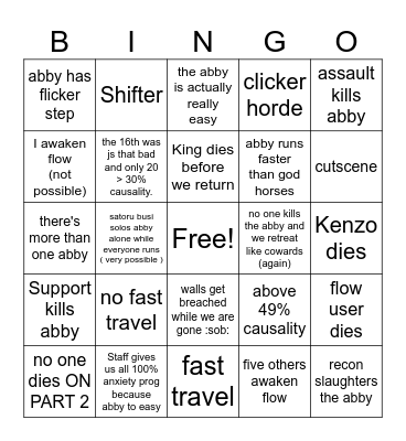 19th Expo Bingo card Bingo Card