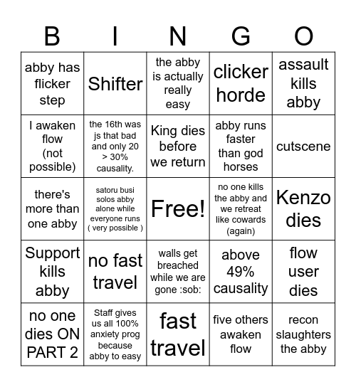 19th Expo Bingo card Bingo Card
