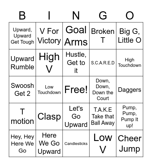 2026 Shooting Star BINGO Card