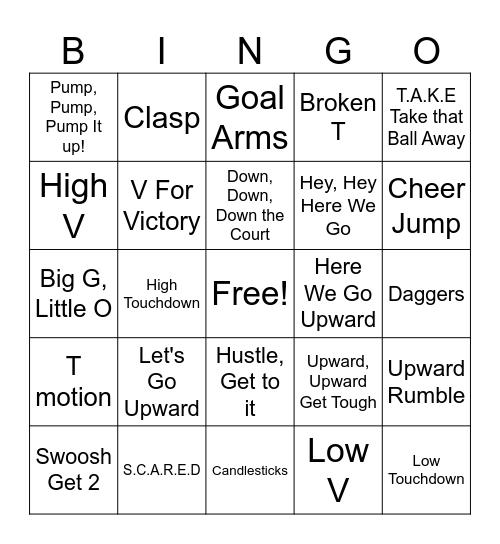 2026 Shooting Star BINGO Card