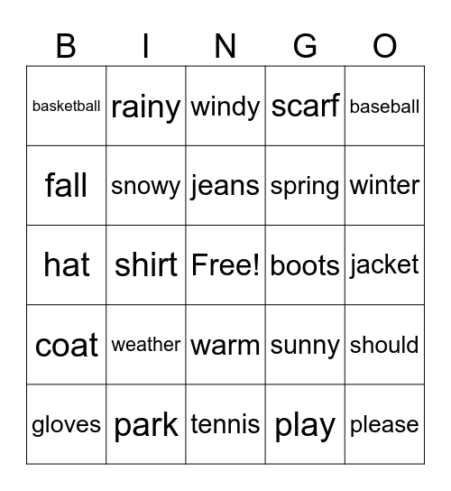 Intro - Unit 4 Review Bingo Card