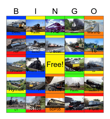 Trackmaster Trains that I would make before Michael Brandon's Death one day Bingo Card