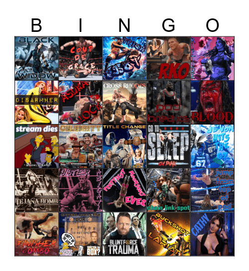 Baked Bingo - Elimination Chamber 2026 Bingo Card