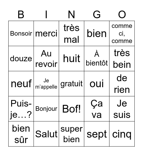 Peyton Lebron Bingo Card