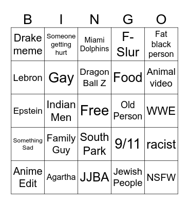 IG Reels Bingo Card