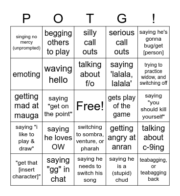 ace bingo Card