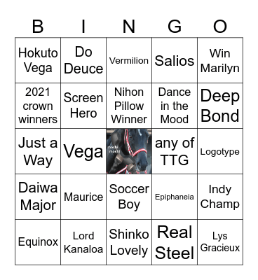 PakaLive Uma Predictions Bingo Card