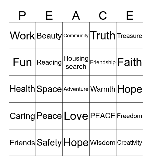 We want more this New Year Bingo Card