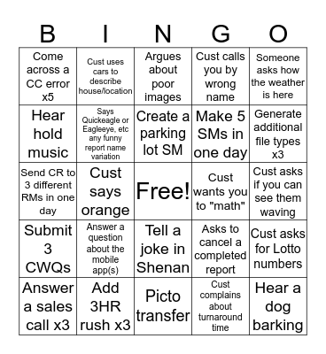 *** Jan BINGO II *** Bingo Card