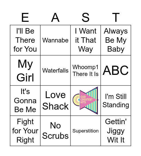 Oldies SING-O Bingo Card