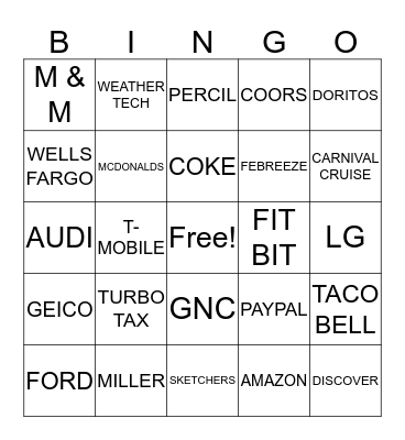 LAVISTA KENO Bingo Card