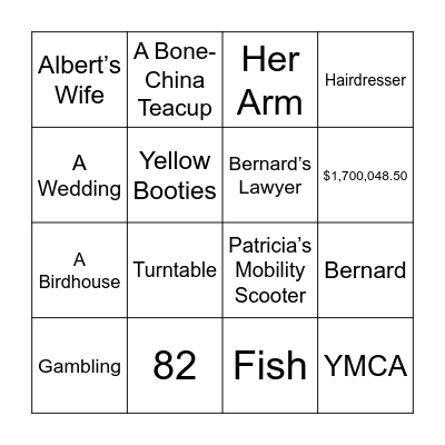 The Borrowed Life of Fredrick Fife Bingo Card
