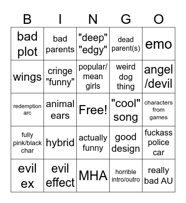 Gacha Bingo Card