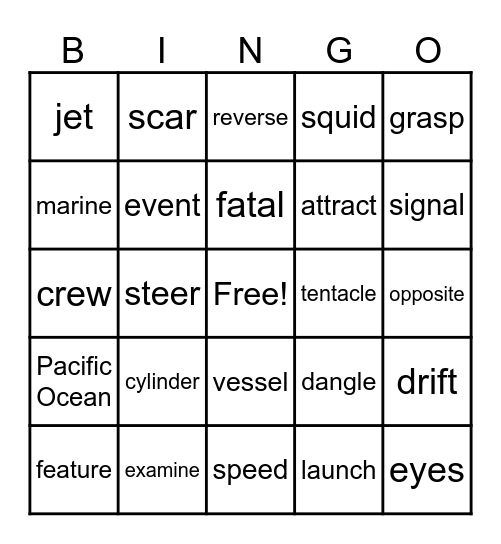 Worldly Wise - Book 3 - Lesson 1 & 2 Bingo Card