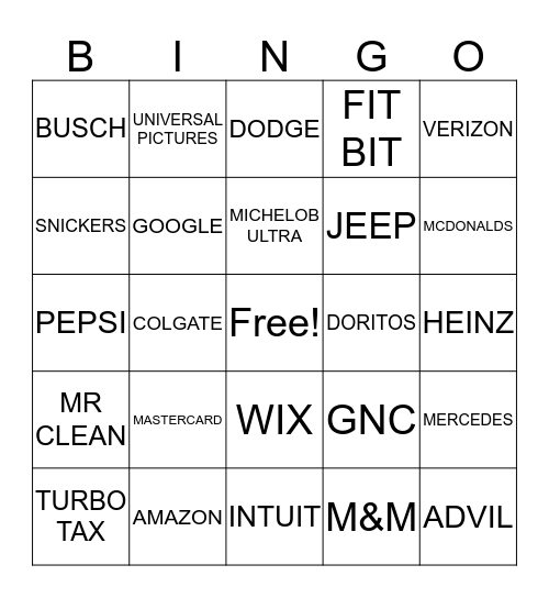 LAVISTA KENO Bingo Card