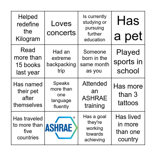 NETWORKING BINGO Card