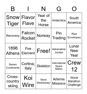 CNN 10 2/17/26 Bingo Card