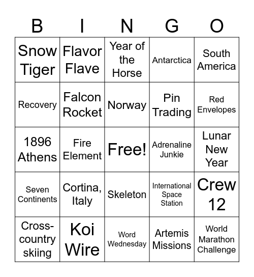 CNN 10 2/17/26 Bingo Card
